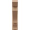 Ekena Millwork 7 1/2-in W x 34-in D x 34-in H Balboa Slat Rough Cedar Woodgrain TimberThane Outlooker, Primed Tan OUTUR075X34X34BOA24RCPR - alternate 4